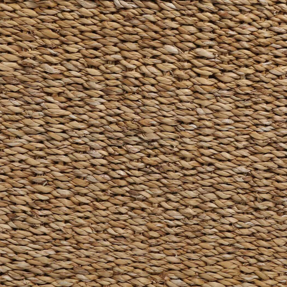 Set of 2 Square Bohomian Seagrass Baskets - Natural Image 6