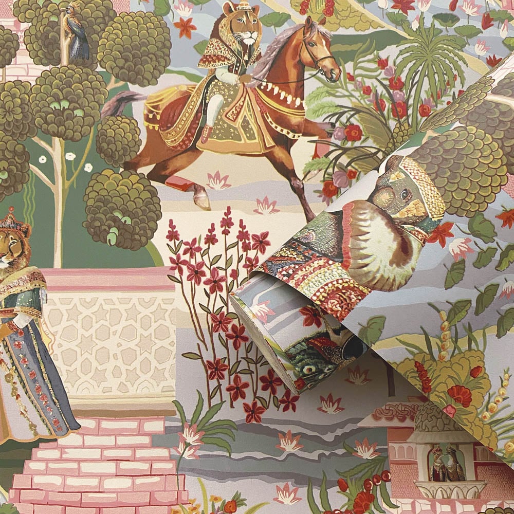 Holden Decor Animal Palace Multicolour Wallpaper Image 2