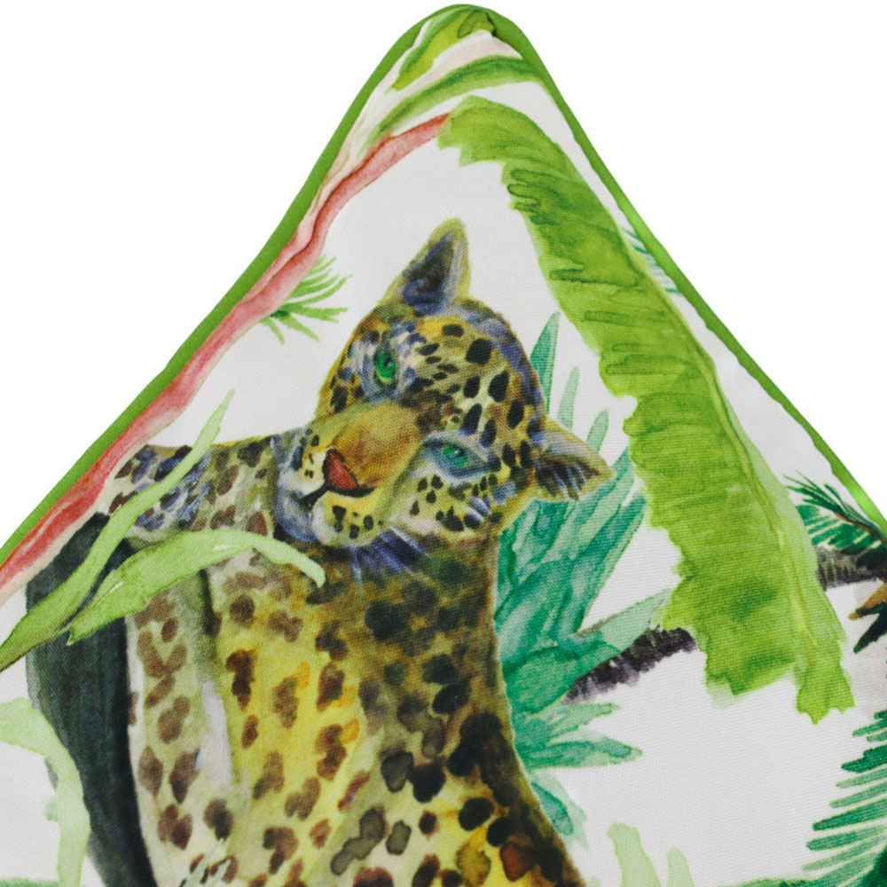 Streetwize Green Leopard Jungle Outdoor Scatter Cushion 4 Pack Image 5
