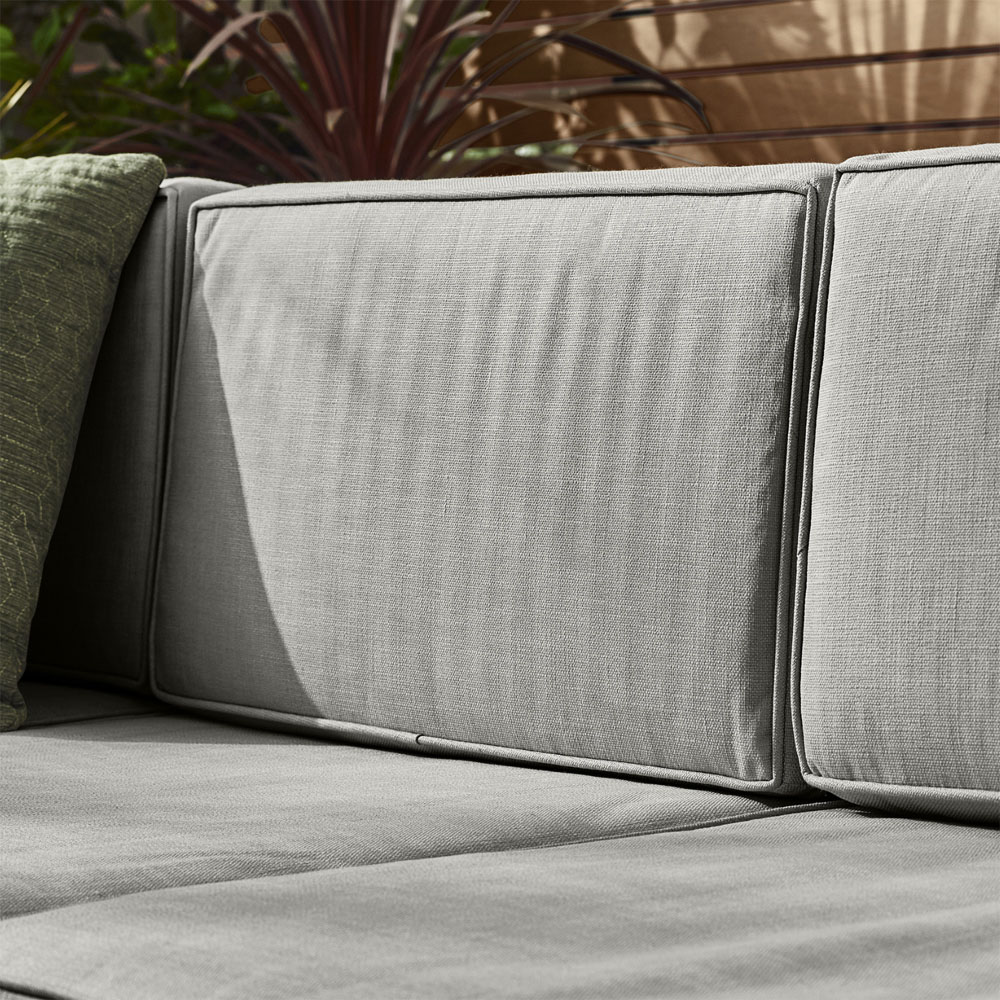 Furniturebox Windermere 4 Seater Black Rattan Sofa Lounge Set Image 4