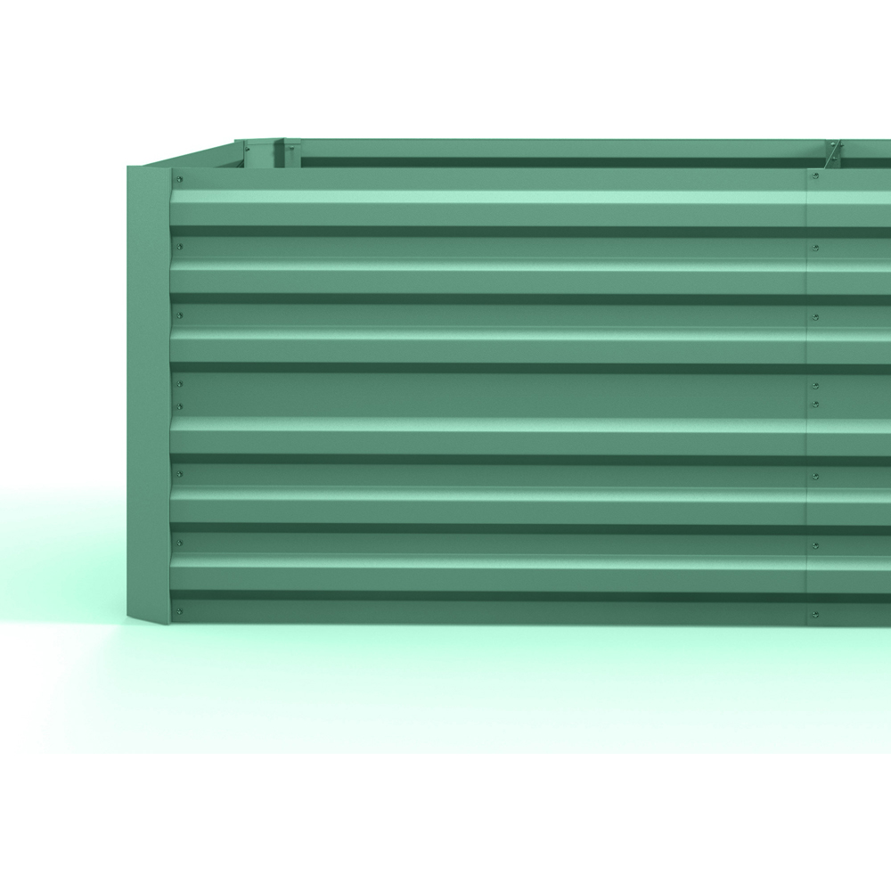 Outsunny Galvanised Steel Light Green Outdoor Raised Bed with Reinforced Rod 59 x 180 x 90cm Image 4