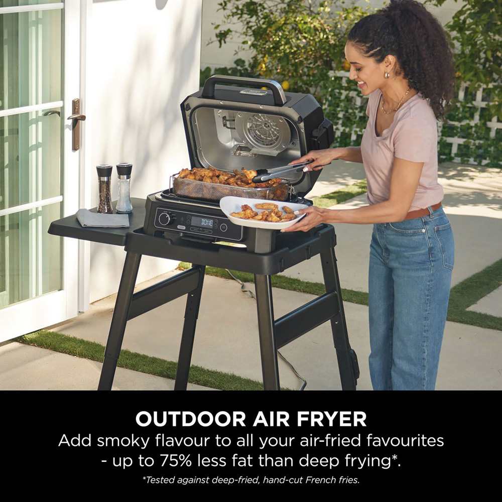 Ninja Woodfire Pro XL OG850UK 4 in 1 Outdoor Electric BBQ Grill and Smoker with Smart Cook System Image 8