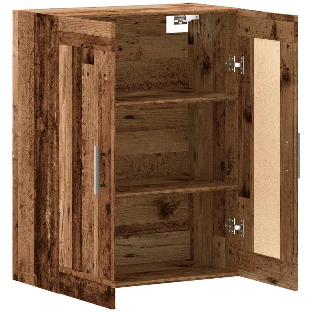 vidaXL 2 Door Brown Old Wood Wall Mounted Cabinet Image 7
