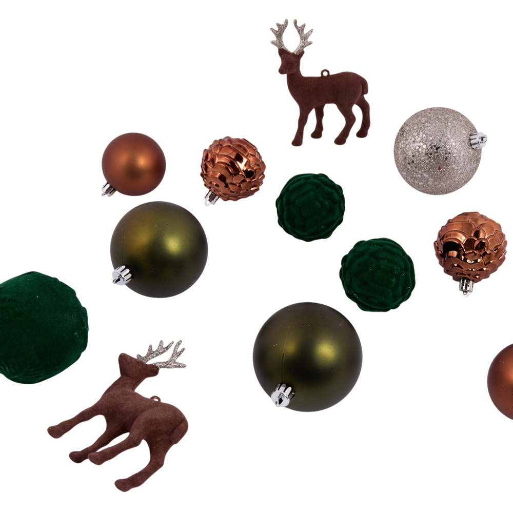 Pack of 50 Amber Charm Baubles Image 2