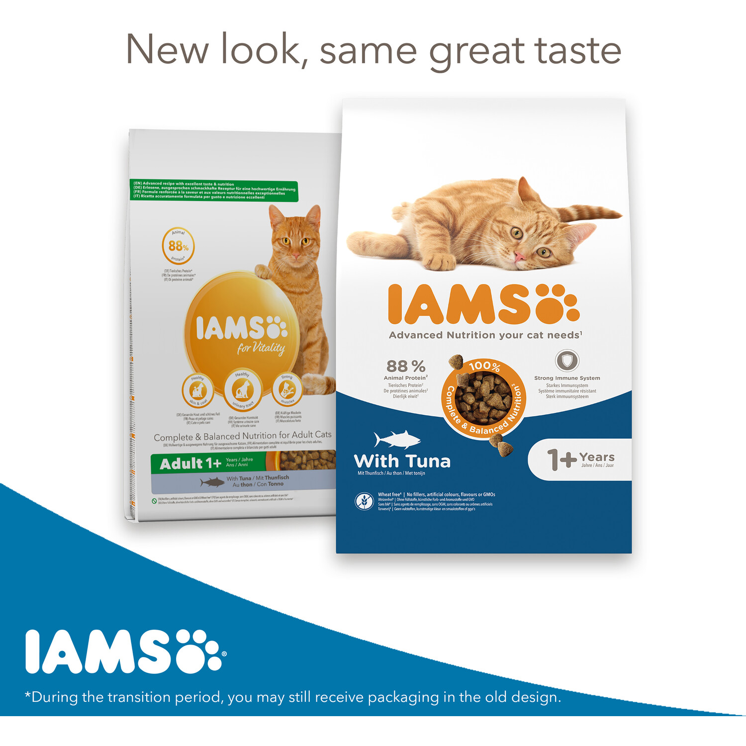 Iams Vitality Adult Cat Food - Tuna Image 3