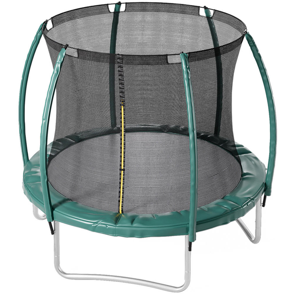 H&O Direct 120 inch Trampoline with Enclosure Net and Ladder Image 1