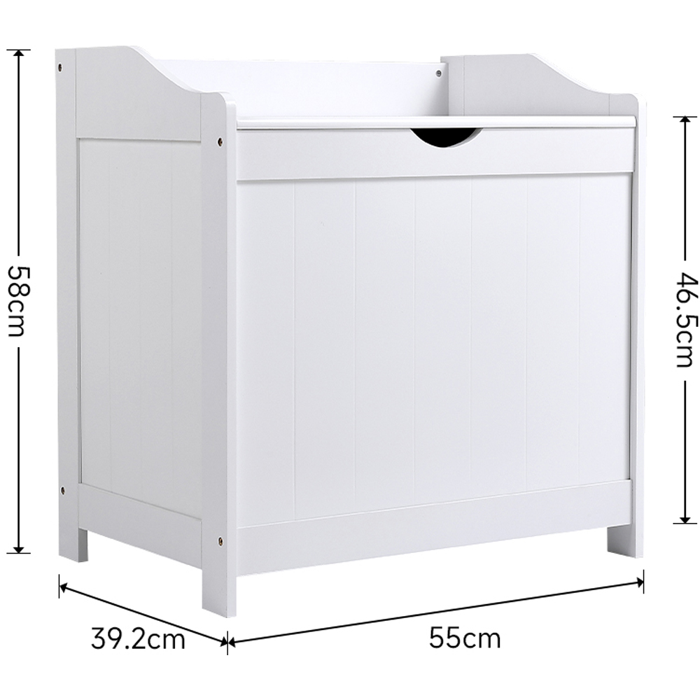 H&O Direct Wooden Lift-Top Toy Storage Chest with Soft-Close Hinges Image 7