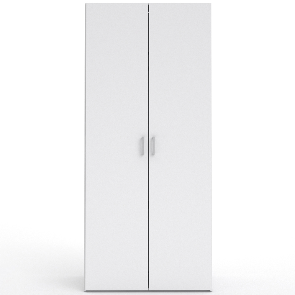 Florence Space 2 Door White Wardrobe Image 3