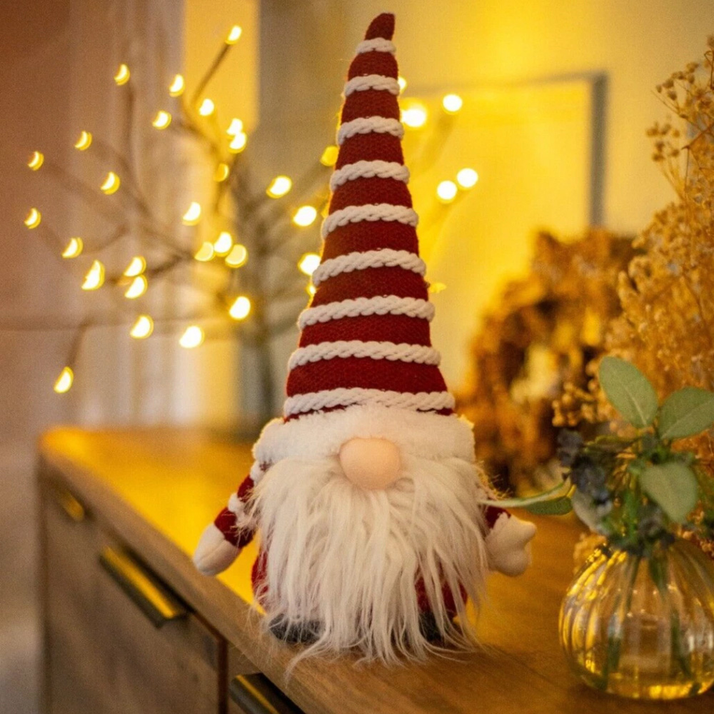 Marco Paul Red Stripe Gonk Christmas Decoration 35cm Image 3