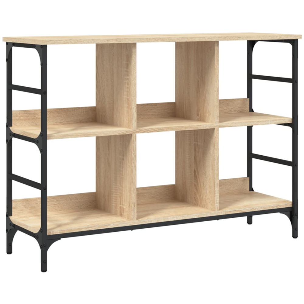 vidaXL 6 Shelf Sonoma Oak Sideboard Image 2