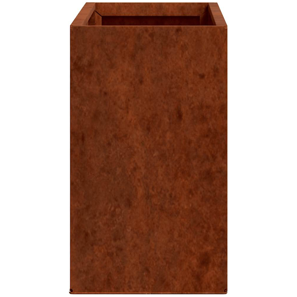 vidaXL Brown Corten Steel Garden Wall Planter 17 x 53 x 10cm 2 Pack Image 4