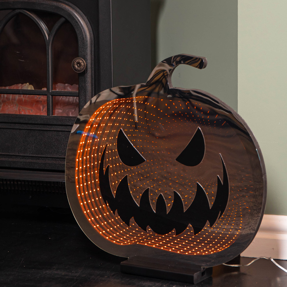 Samuel Alexander Halloween Light up Pumpkin Infinity Decoration 40cm Image 6