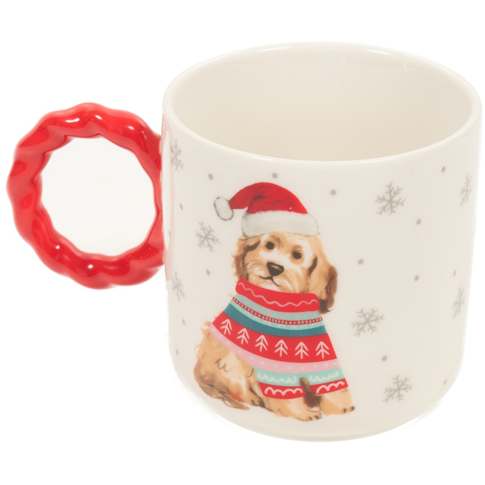 Xmas Pets Braided Handle Mug Image 8