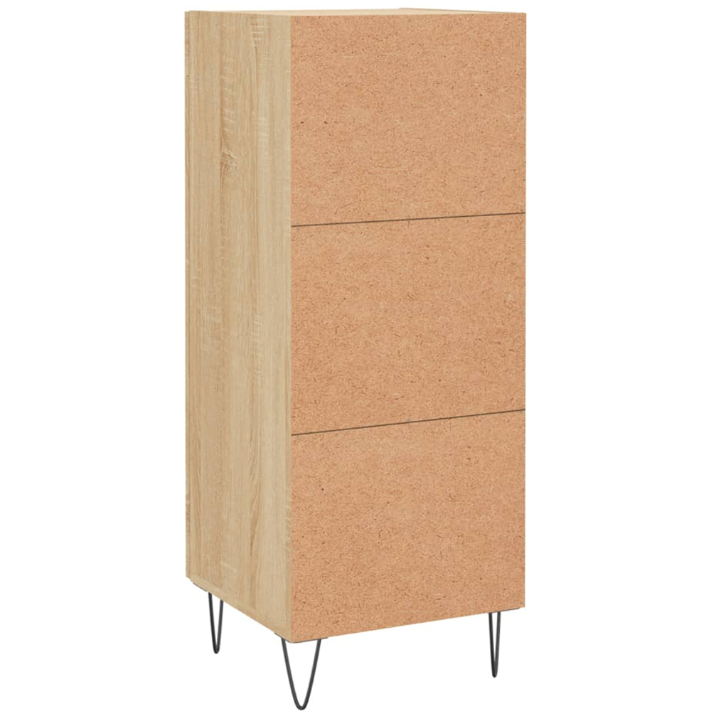 vidaXL Single Door Sonoma Oak Narrow Sideboard Image 8