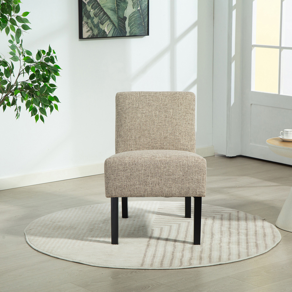 Artemis Home Elara Fabric Light Brown Accent Chair Image 2