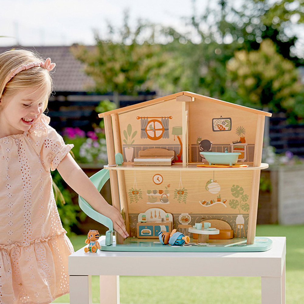 Hape Tigers Jungle House Playset Image 3