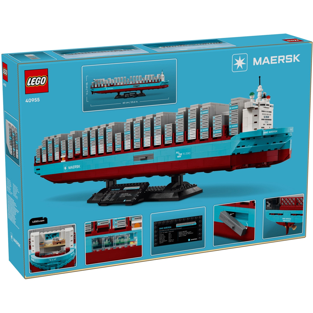 LEGO 40955 Maersk Dual-Fuel Container Ship Set 1516-Piece Image 9