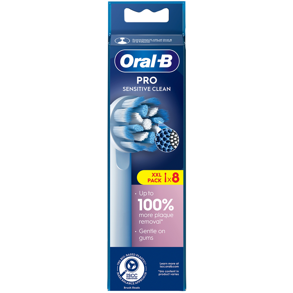 Oral-B Sensitive Clean X-Filaments Replacement Head 8 Pack Image 1
