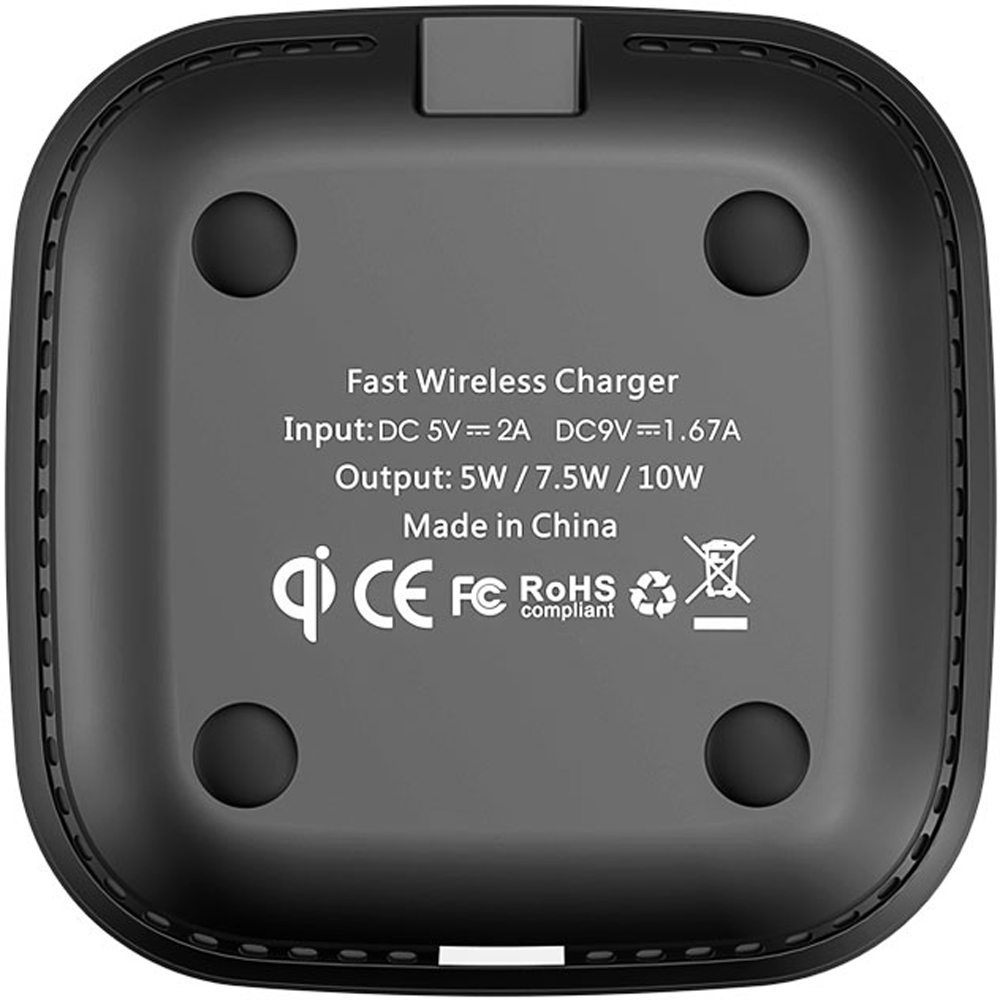 MiTEC MiPOWER Black Qi Wireless Charging Pad 10W Image 4