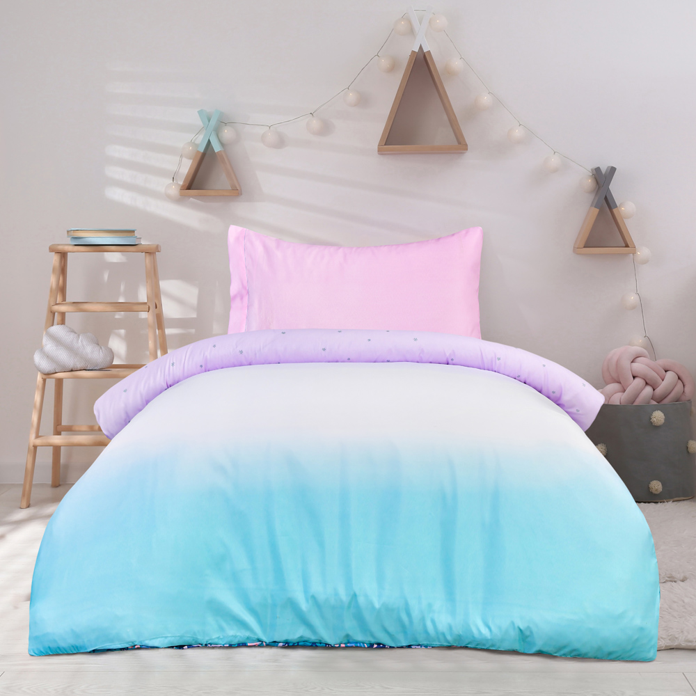 Smart Living Single Arctic Animals Lilac Reversible Microfibre Kids Bedding Set Image 6