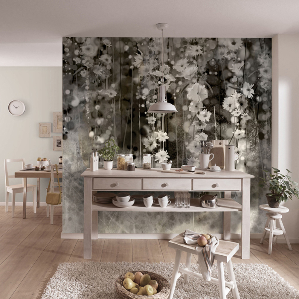 Erismann Dwell Floral Photographic 3 Panels Wall Mural Image 1