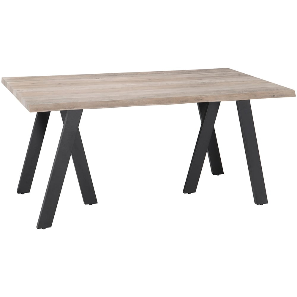 Ezra Dining Table & 4 Grey Chairs Set Image 3