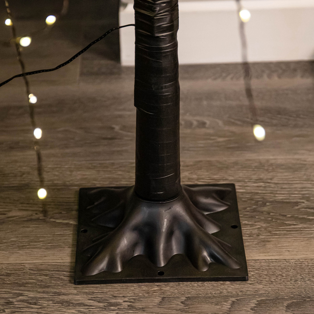 Samuel Alexander Black Micro Dot Warm White LED Pre-Lit Artificial Christmas Tree 6ft Image 5