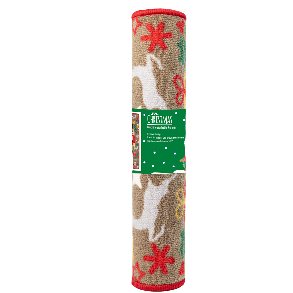 JVL Premium Scandi Christmas Nylon Pile Washable Runner 50 x 150cm Image 7