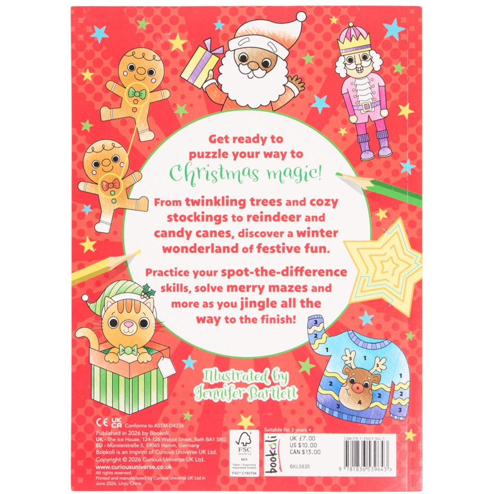 100 Christmas Puzzles Book Image 2