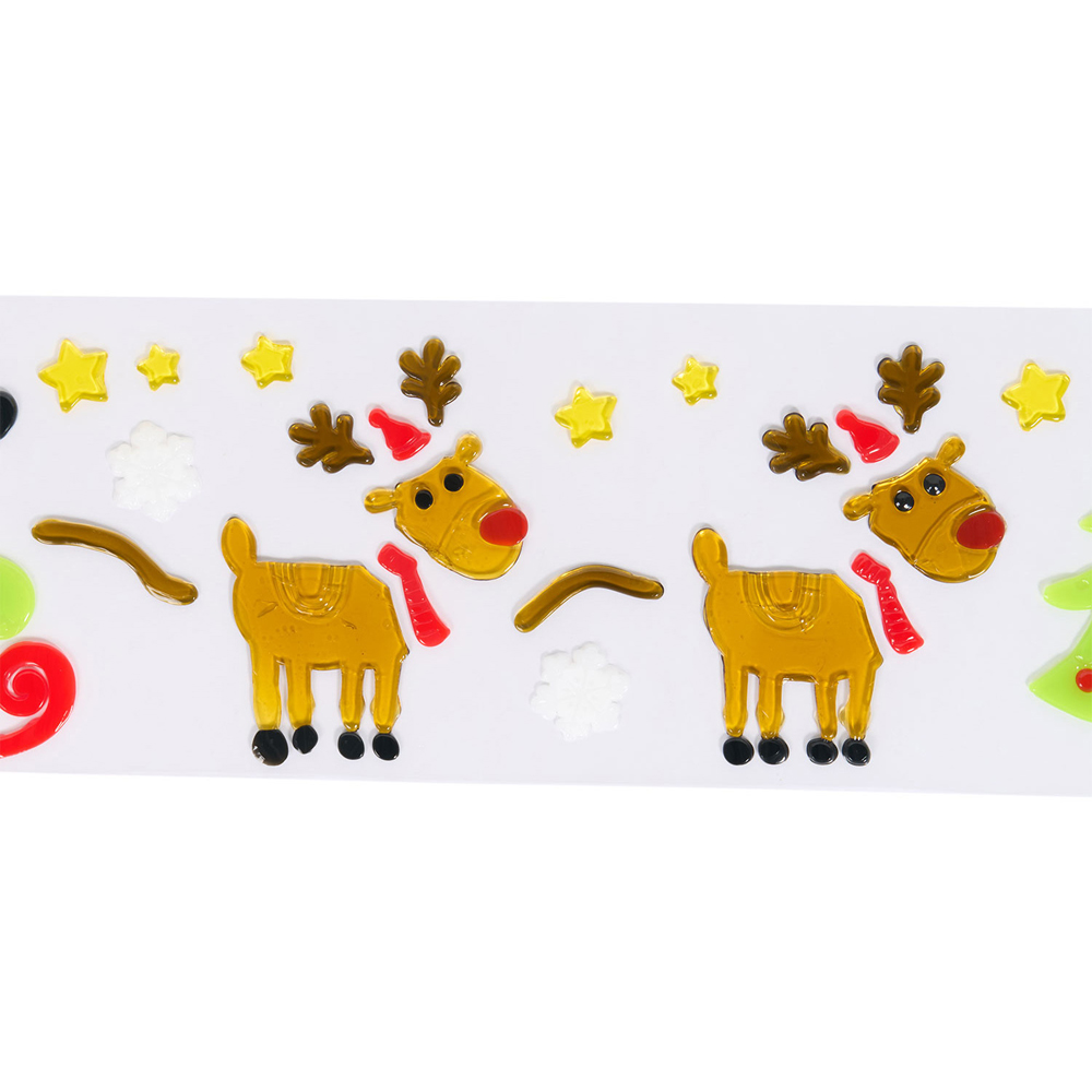 Festive Gel Window Sticker Image 9