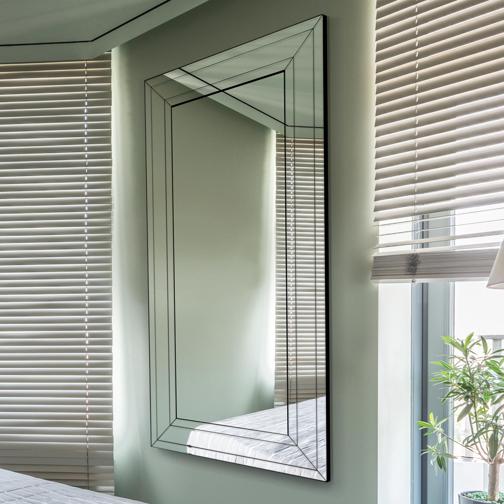 MirrorOutlet Langley Bevelled Wall Mirror 174 x 85cm Image 2