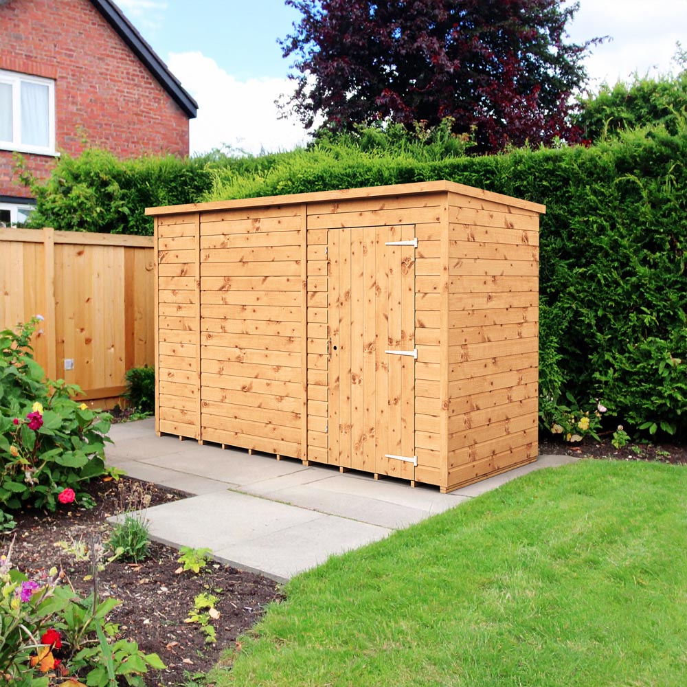 Empire Sheds 10 x 4ft Tongue and Groove Wooden Pent Garden Shed Image 2