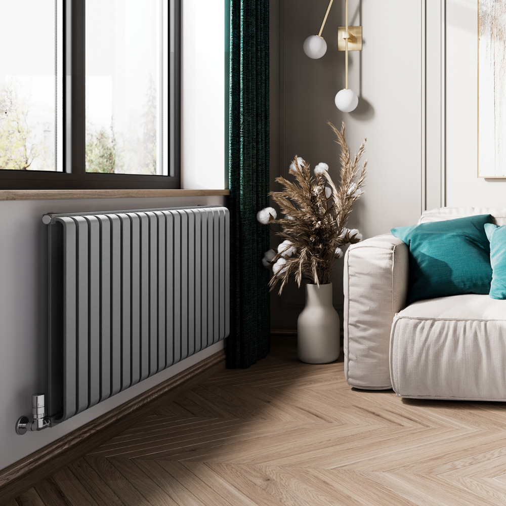 Terma Warp Room 4931 BTU Salt n Pepper Radiator 630 x 1305mm Image 7