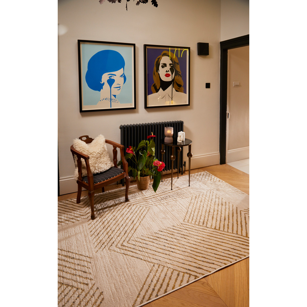 Origins Delta Ivory Rug 120 x 170cm Image 2