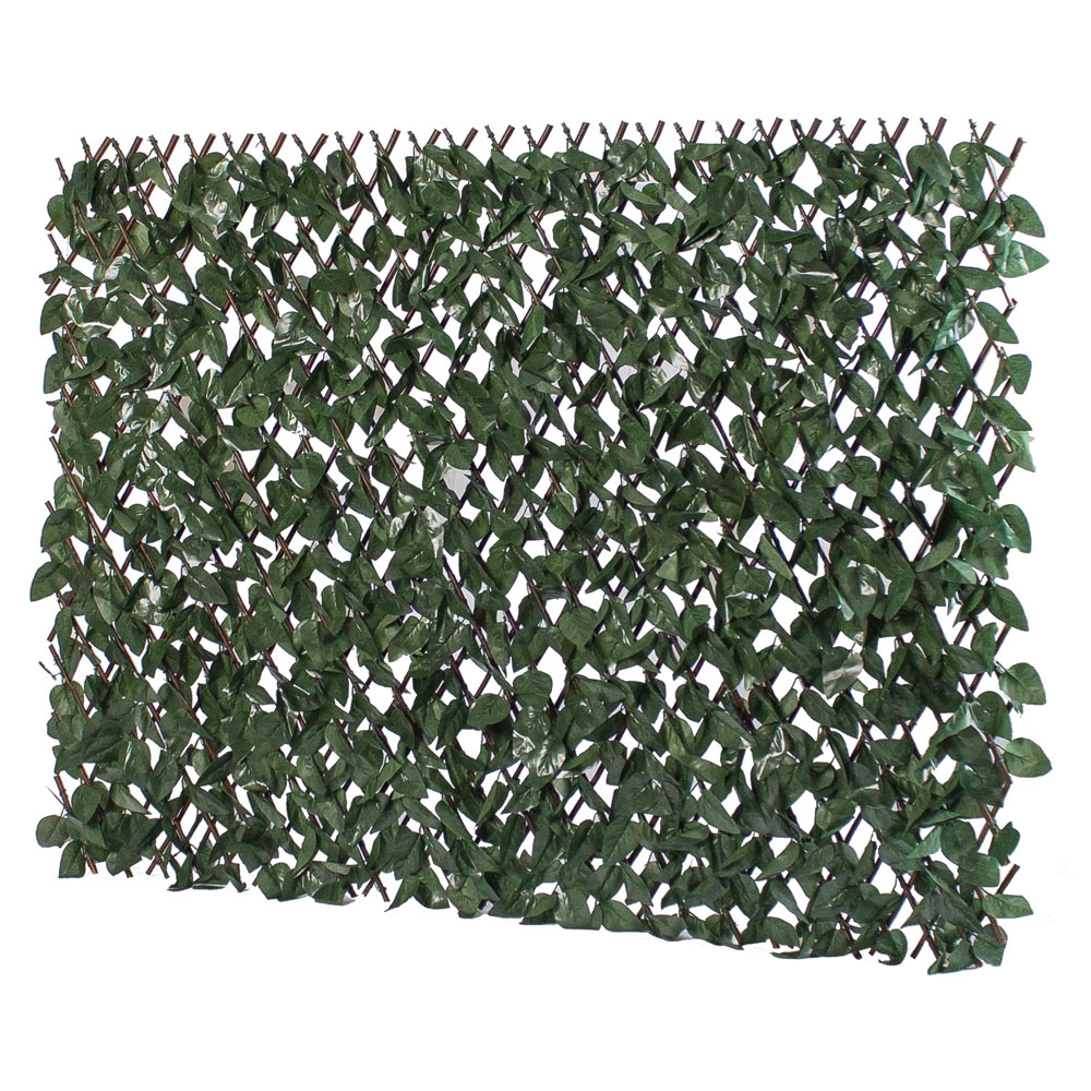 GardenKraft 260 x 70cm Dark IVY Artificial Willow Fence Image 2