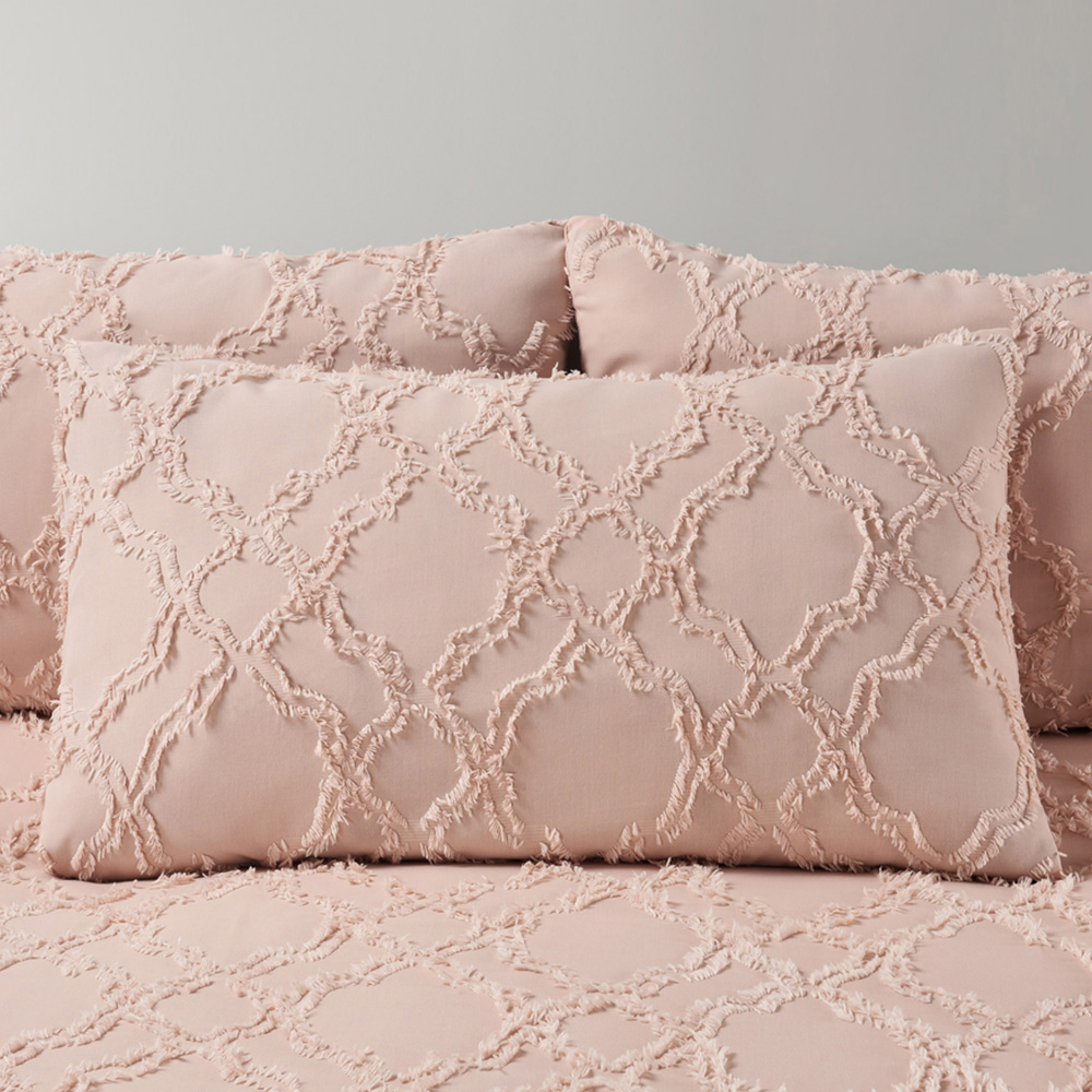 Intimates Ophelia King Size Tufted Blush Duvet Set Image 2