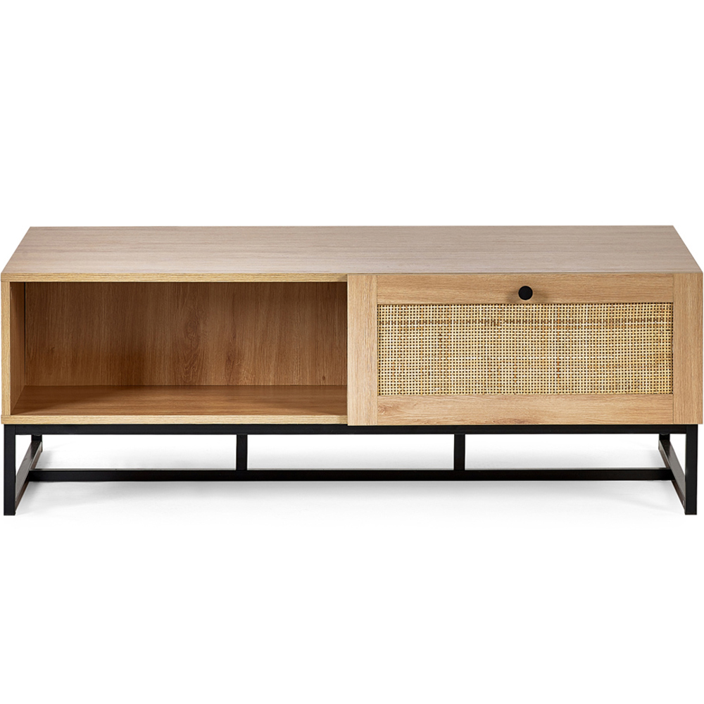 Julian Bowen Padstow 2 Drawer Oak Coffee Table Image 3