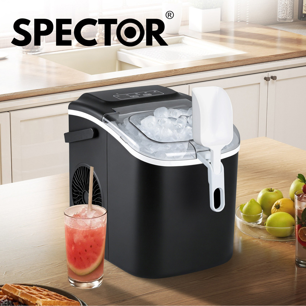 Spector ICE1005-12KG-BK-UK Countertop Ice Maker Machine 100W Image 3