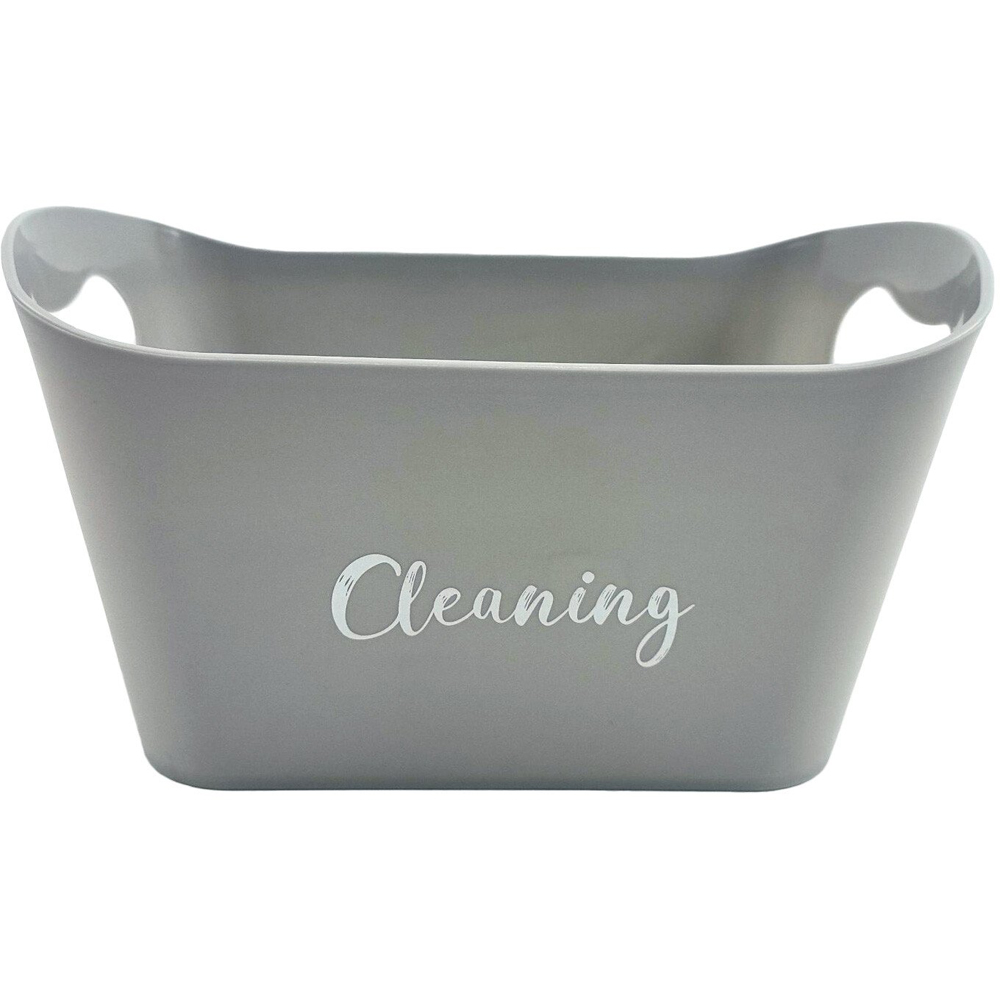Grey Cleaning Storage Caddy Box Image 1