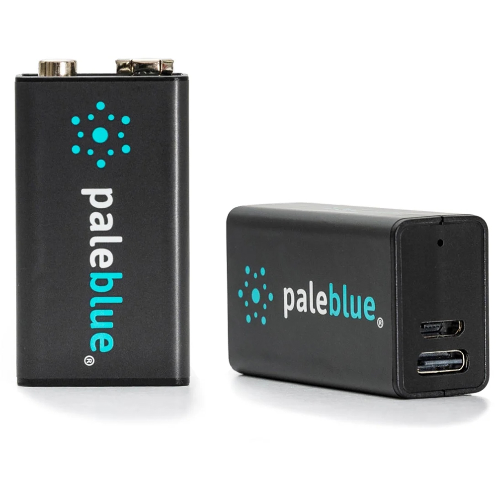Paleblue 2 Pack 9V Lithium-Ion Rechargeable Batteries Image 2