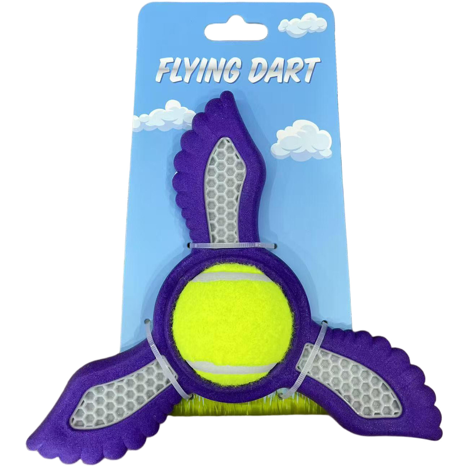 Flying Dart with Tennis Ball Dog Toy Image 1