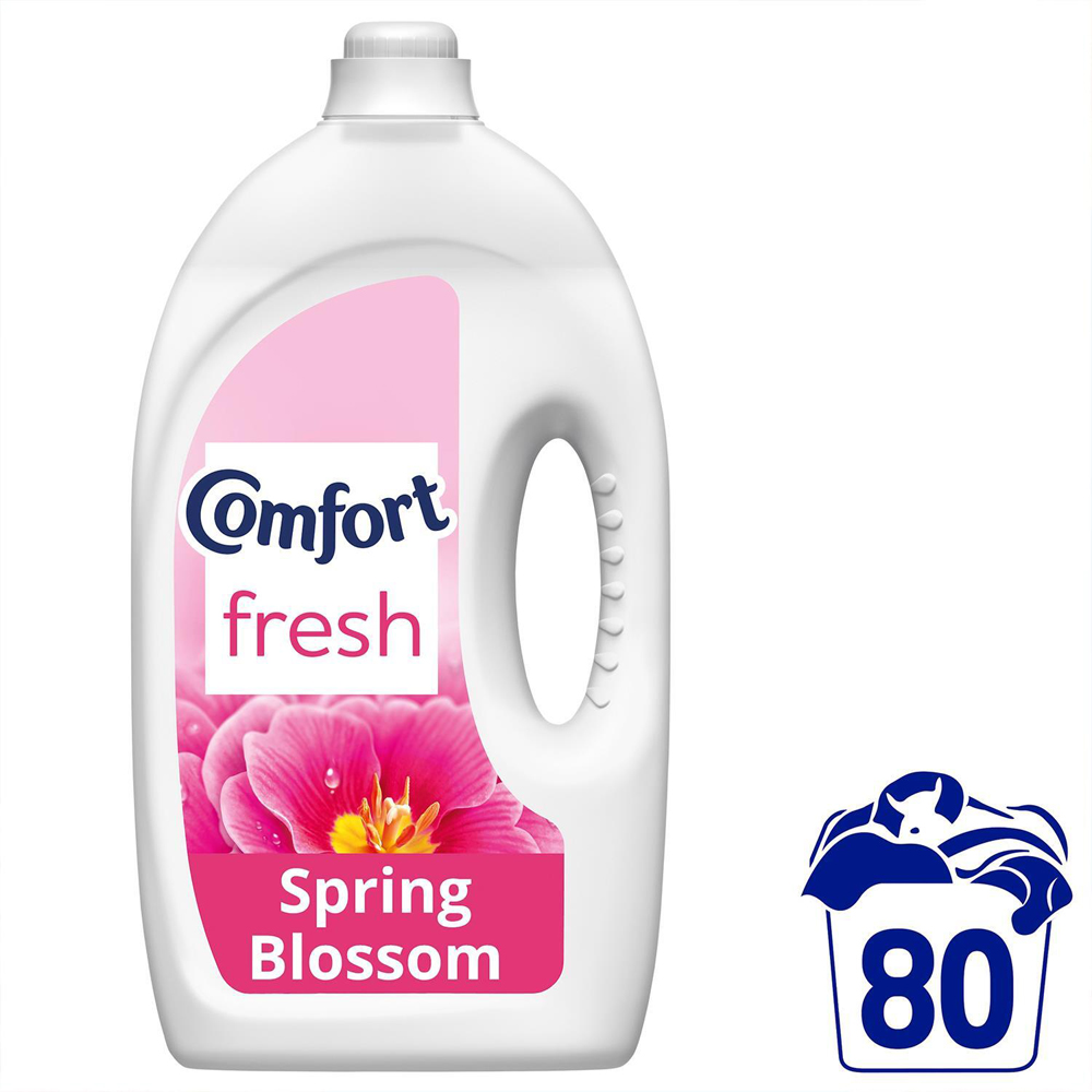 Comfort Fresh Spring Blossom Liquid Fabric Conditioner 80 Washes 2.4L 4 Pack Image 3