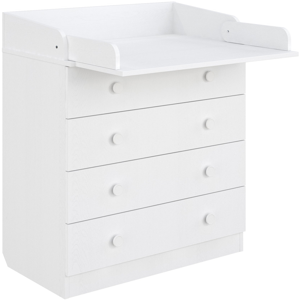 Shefa 800 4 Drawer White Kids Changing Dresser Image 3
