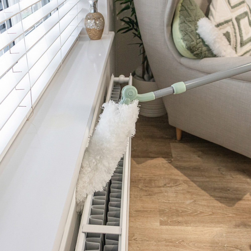JVL Cleaning Grey Extendable Multi-Angle Microfibre Duster Image 7