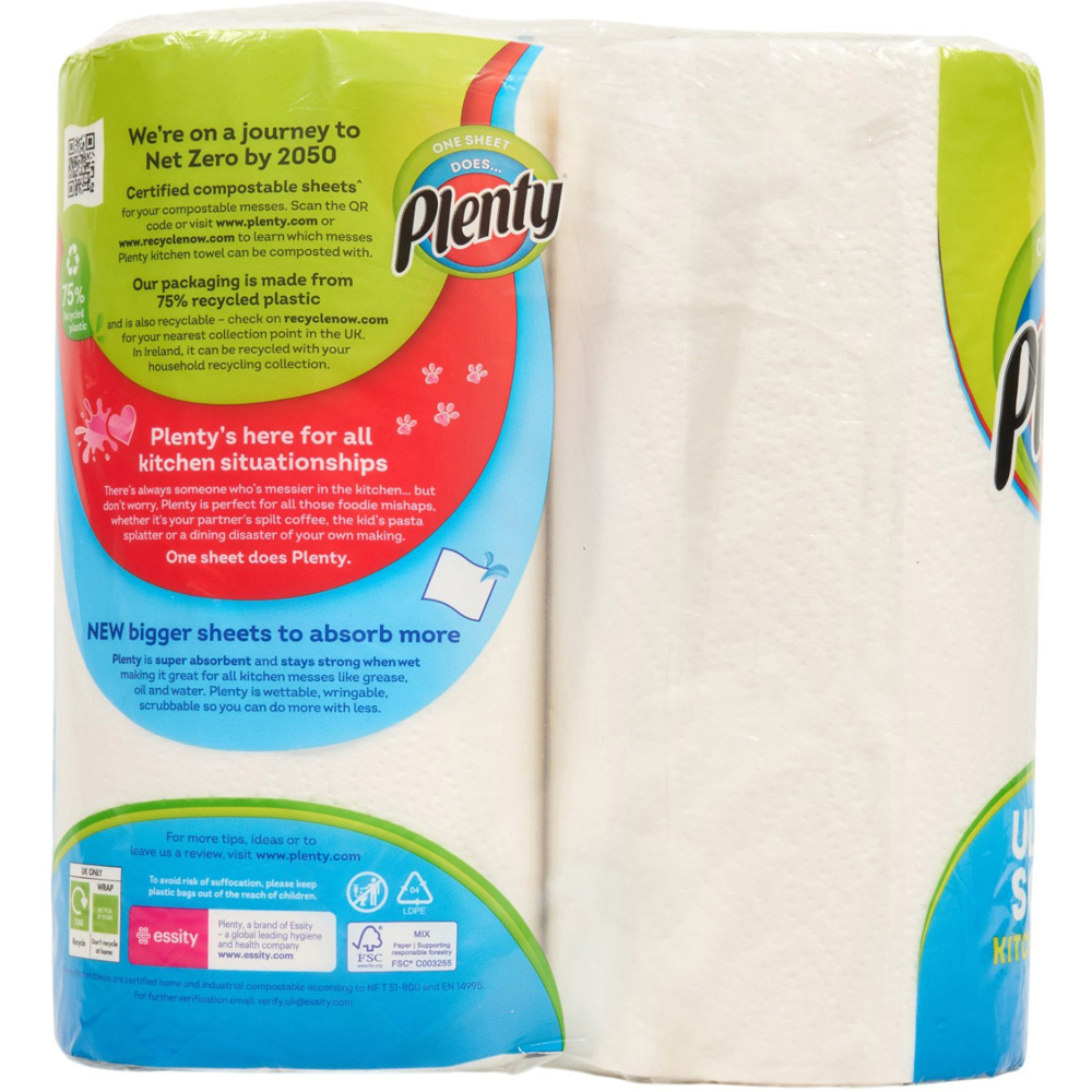 Pack of 2 Plenty Ultrasorb Kitchen Towels Image 3