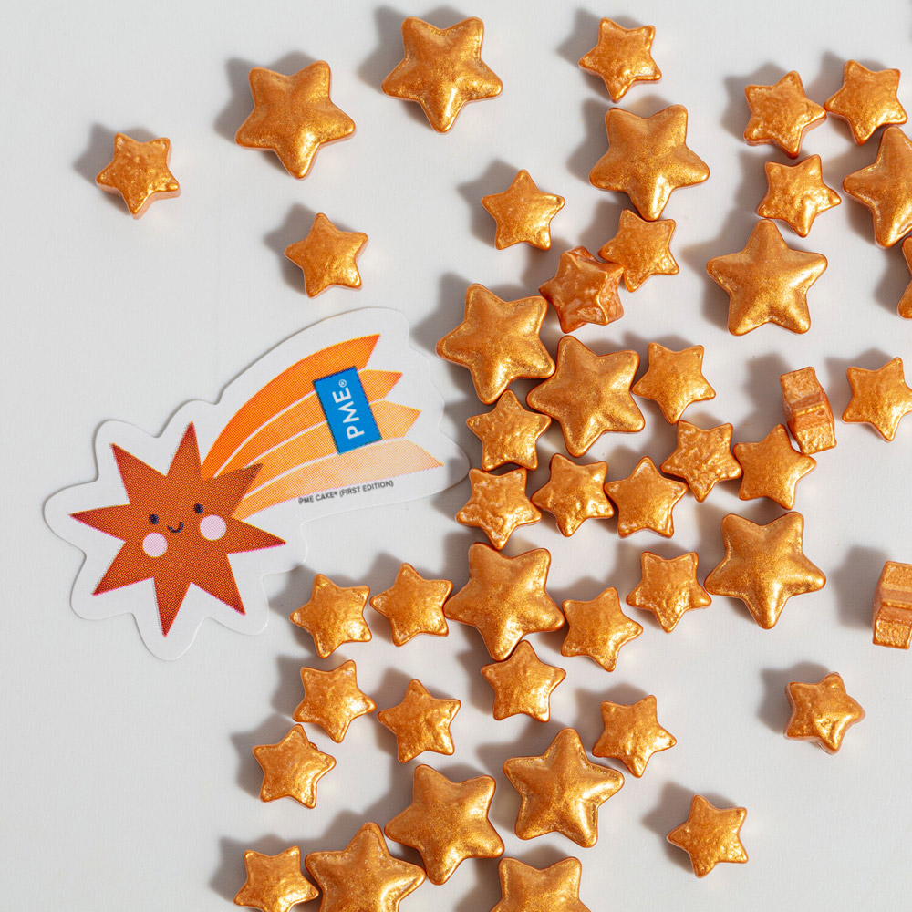 PME Stars Sprinkle Charms Gold Image 2