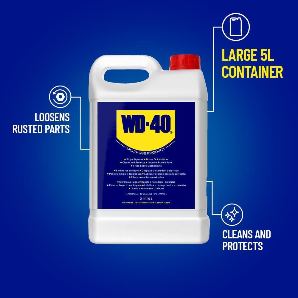 WD-40 Ultimate Multi-Use Lubricant 5L with Spray Applicator and 400ml Specialist Penetrant Image 9