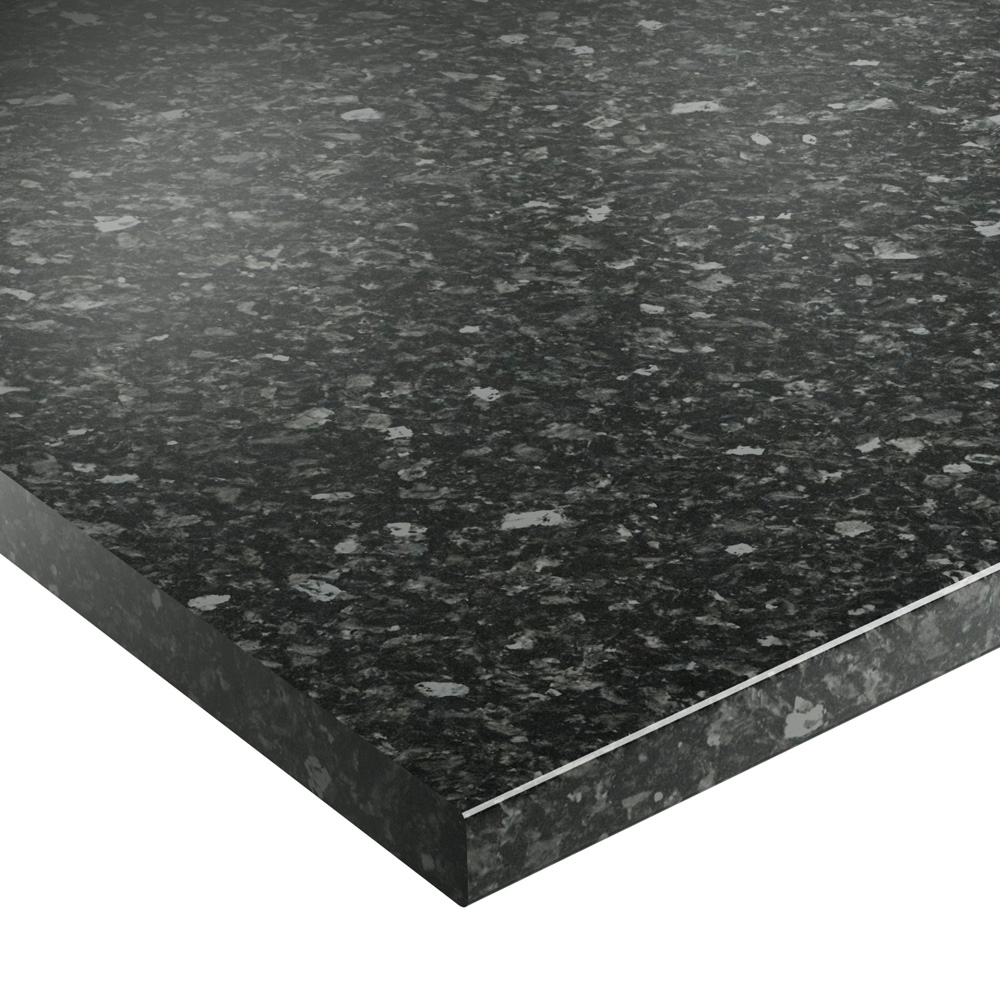 wilko Black Slate Gloss Laminate Breakfast Bar Image 4