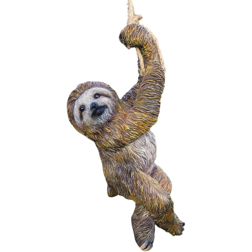 Marco Paul Swinging Sloth Garden Ornament Image 1