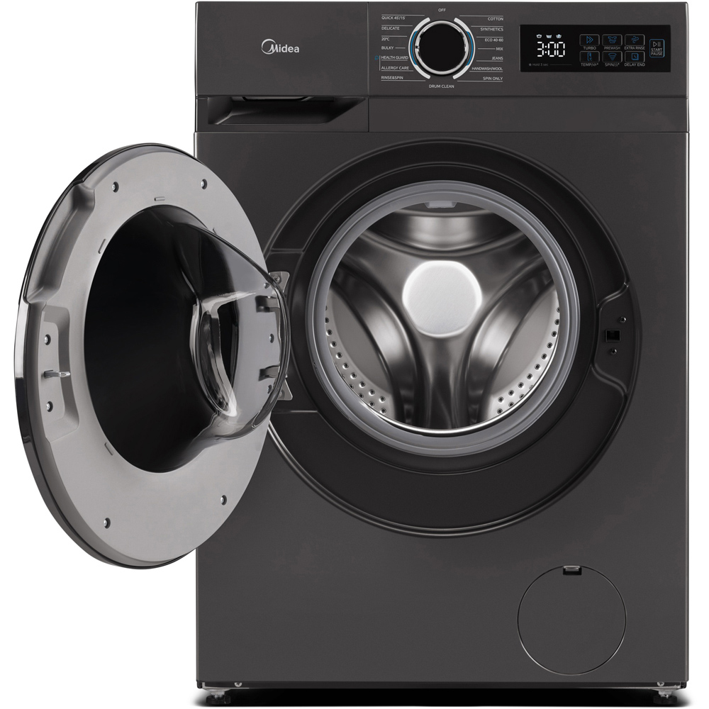 Midea MF110W100BA10/T 10kg Graphite Freestanding Washing Machine Image 2